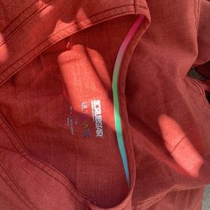 Scrubstar pumpkin colored scrubs